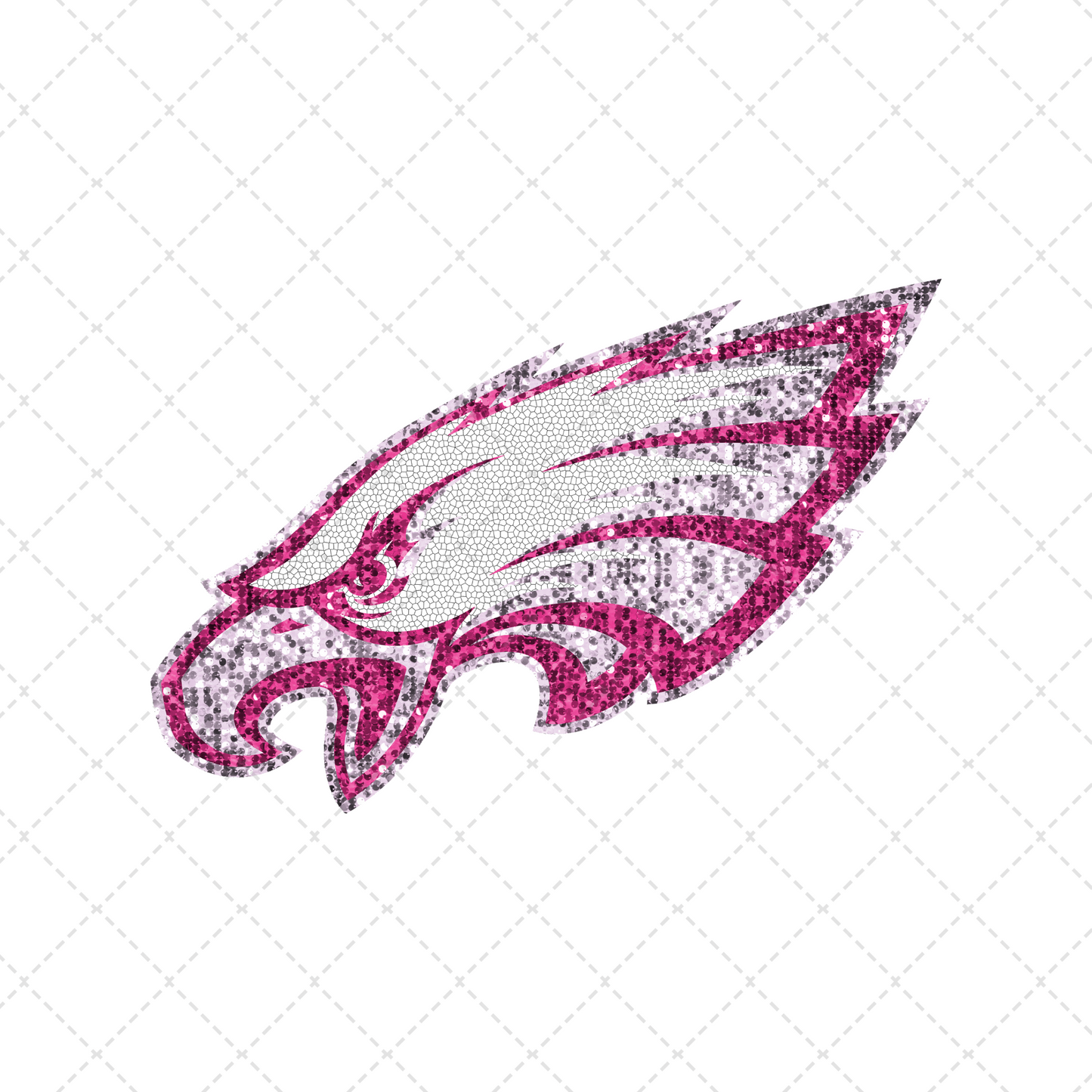 Eagles Pink Transfer