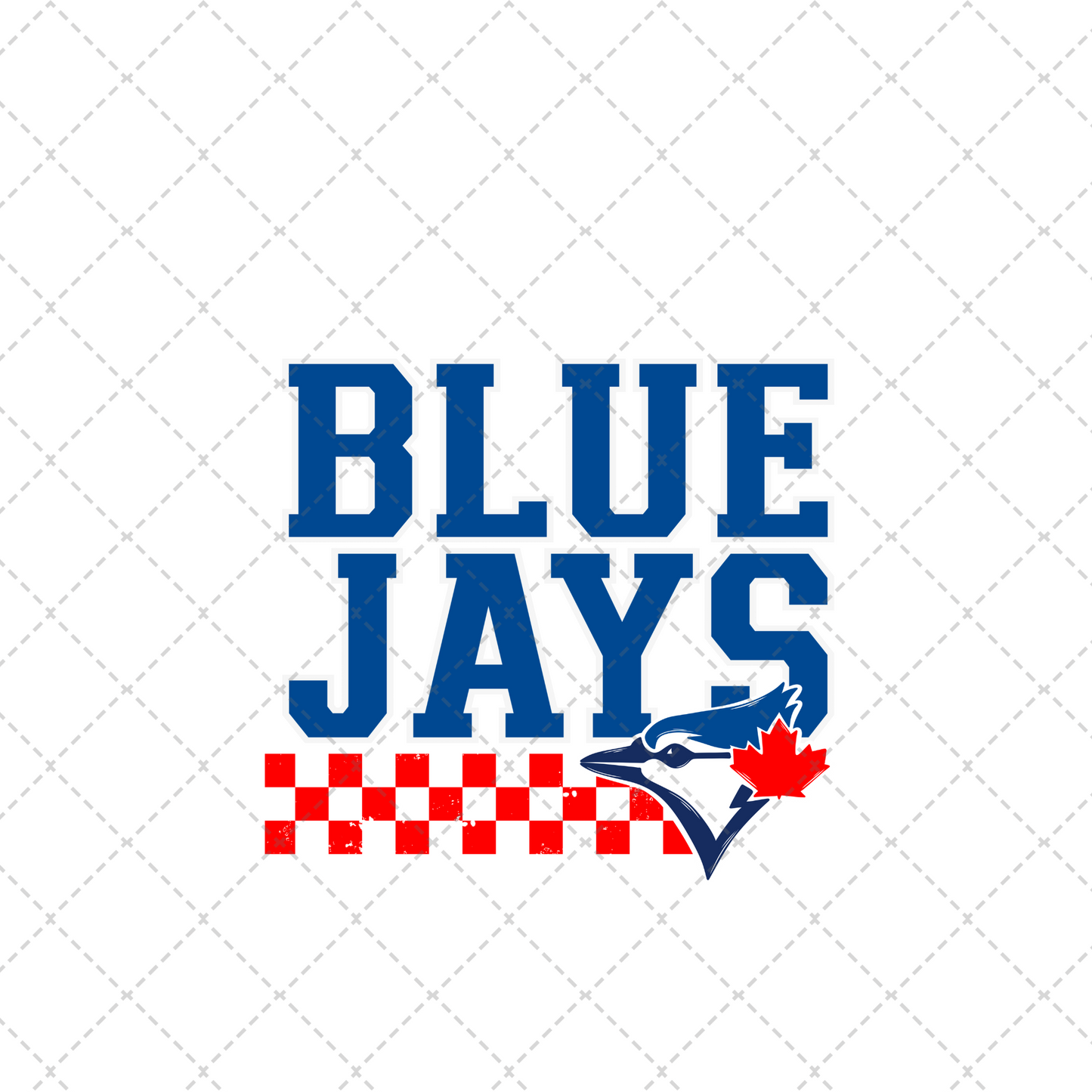 Let's Go Blue Jays Transfer ** TWO PART* SOLD SEPARATELY**