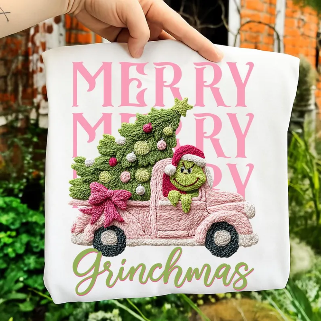 MERRY GMAN YARN CROCHET TRANSFER