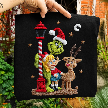 RETRO CHRISTMAS YARN GMAN TRANSFER