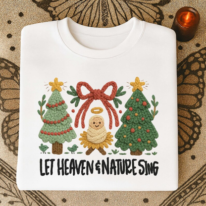 LET HEAVEN AND NATURE SING FAUX YARN TRANSFER