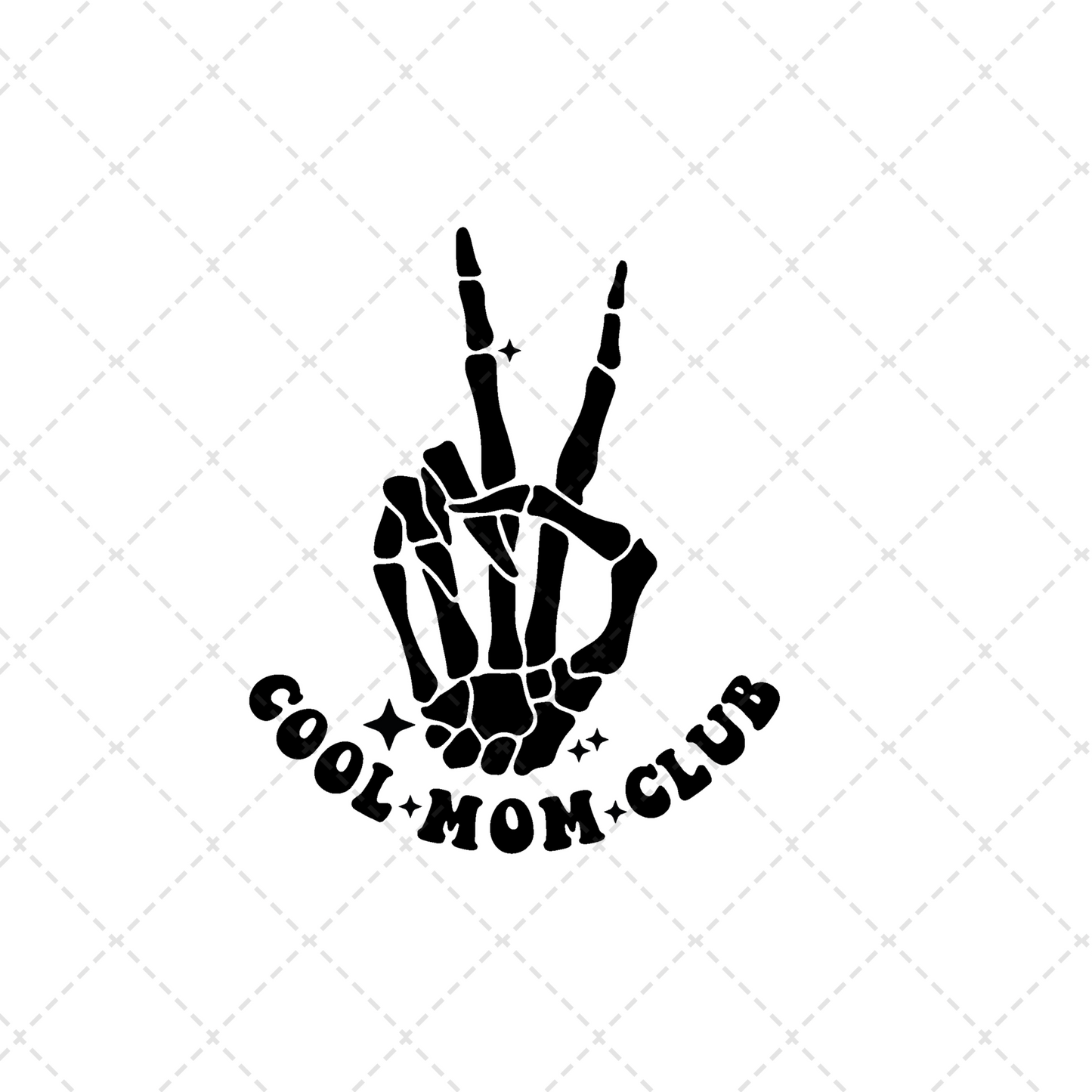 Cool Moms Club ** TWO PART* SOLD SEPARATELY** Transfer