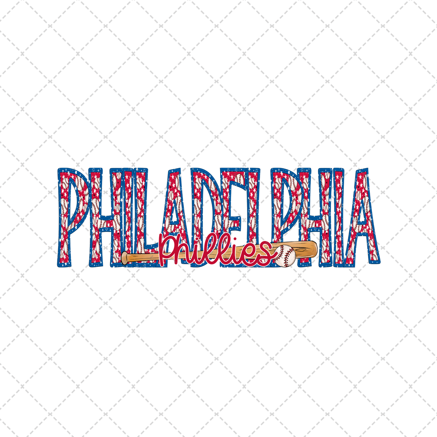 Phillies Stars Transfer ** TWO PART* SOLD SEPARATELY**