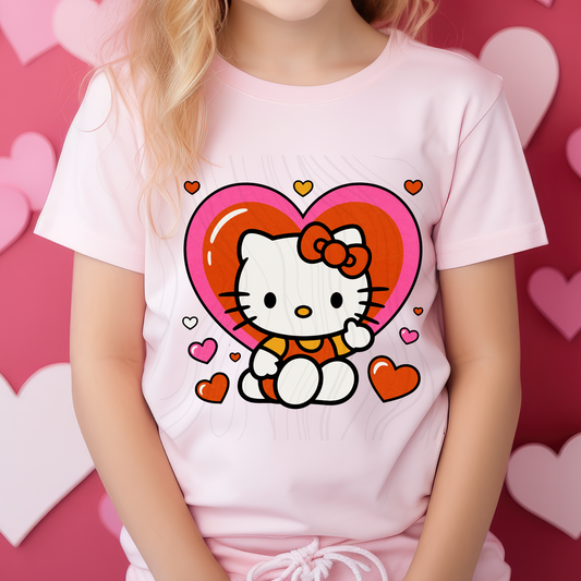 Kitty Valentines Transfer