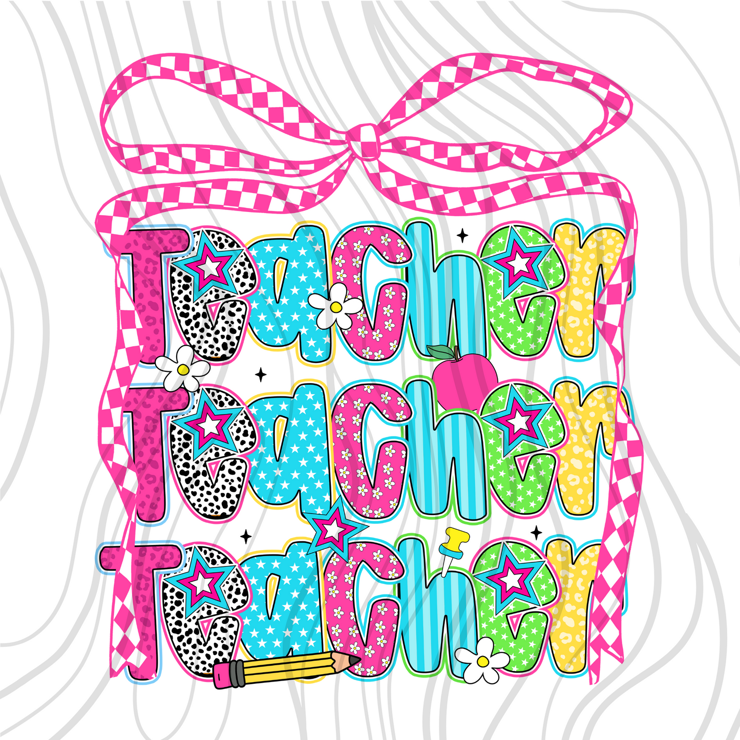 Bright Teacher Coquette Transfer