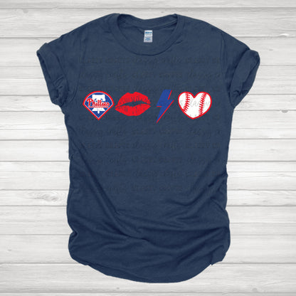 Philadelphia Retro Baseball Transfer