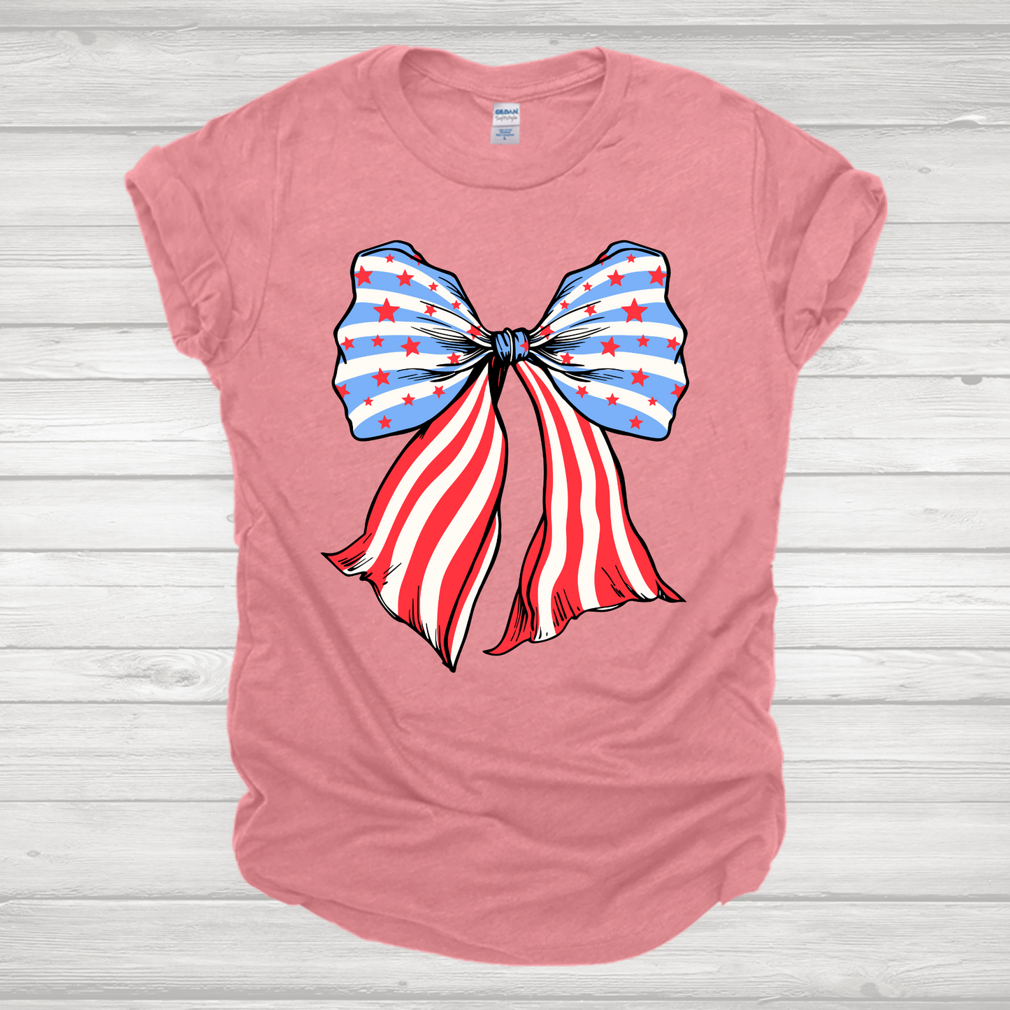 4th Of July Bow Transfer