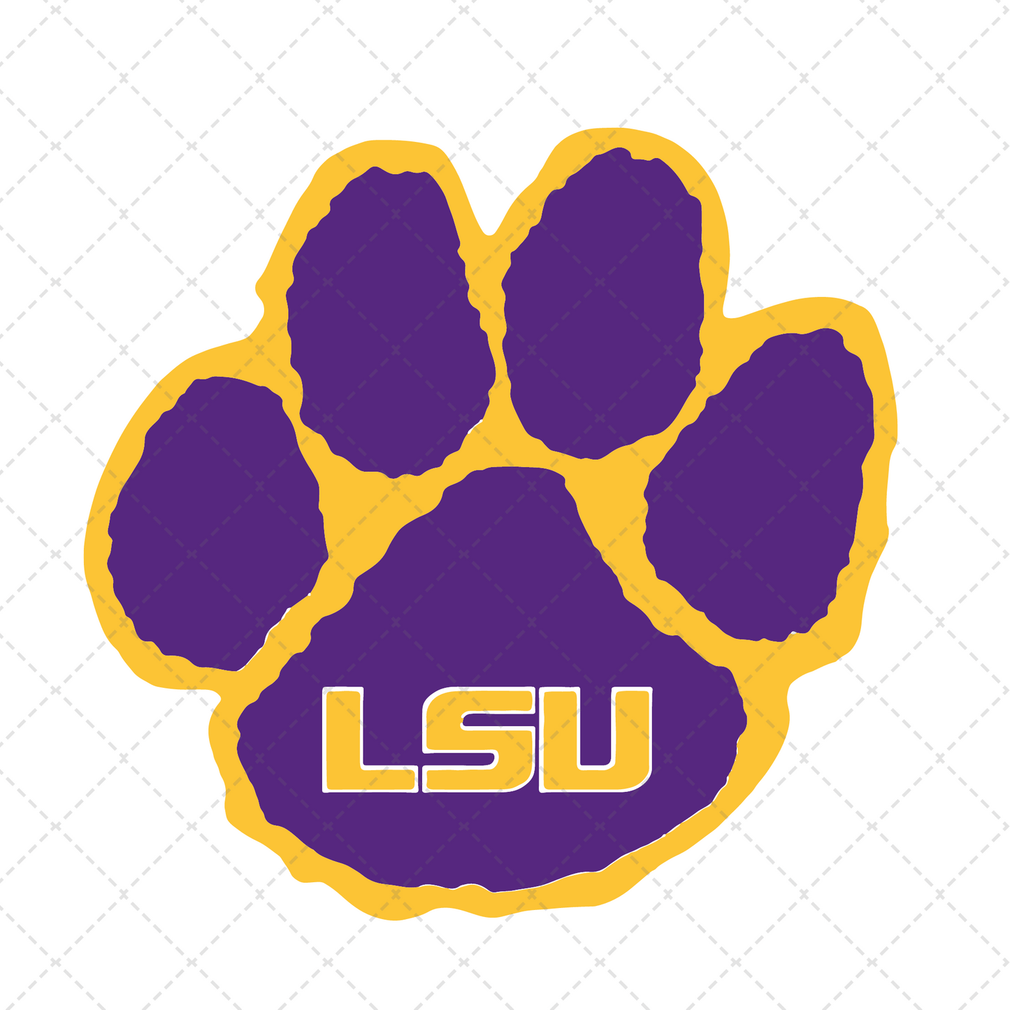 LSU Camo Transfer ** TWO PART* SOLD SEPARATELY**