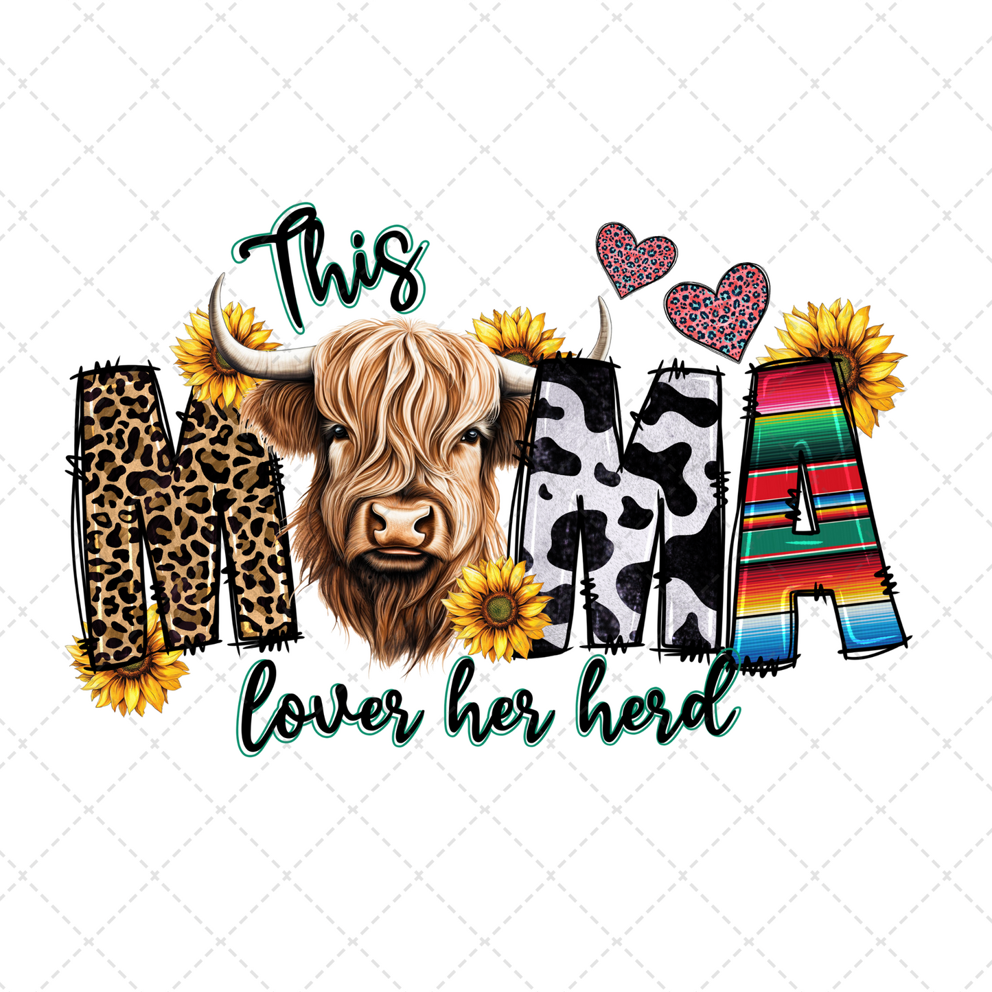 This Mama Loves Her Herd Transfer