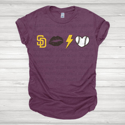 SD Retro Baseball Transfer