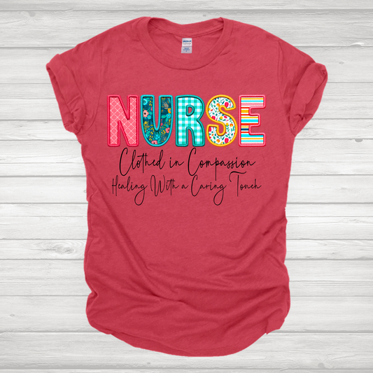 Nurse Clothed In Compassion Transfer