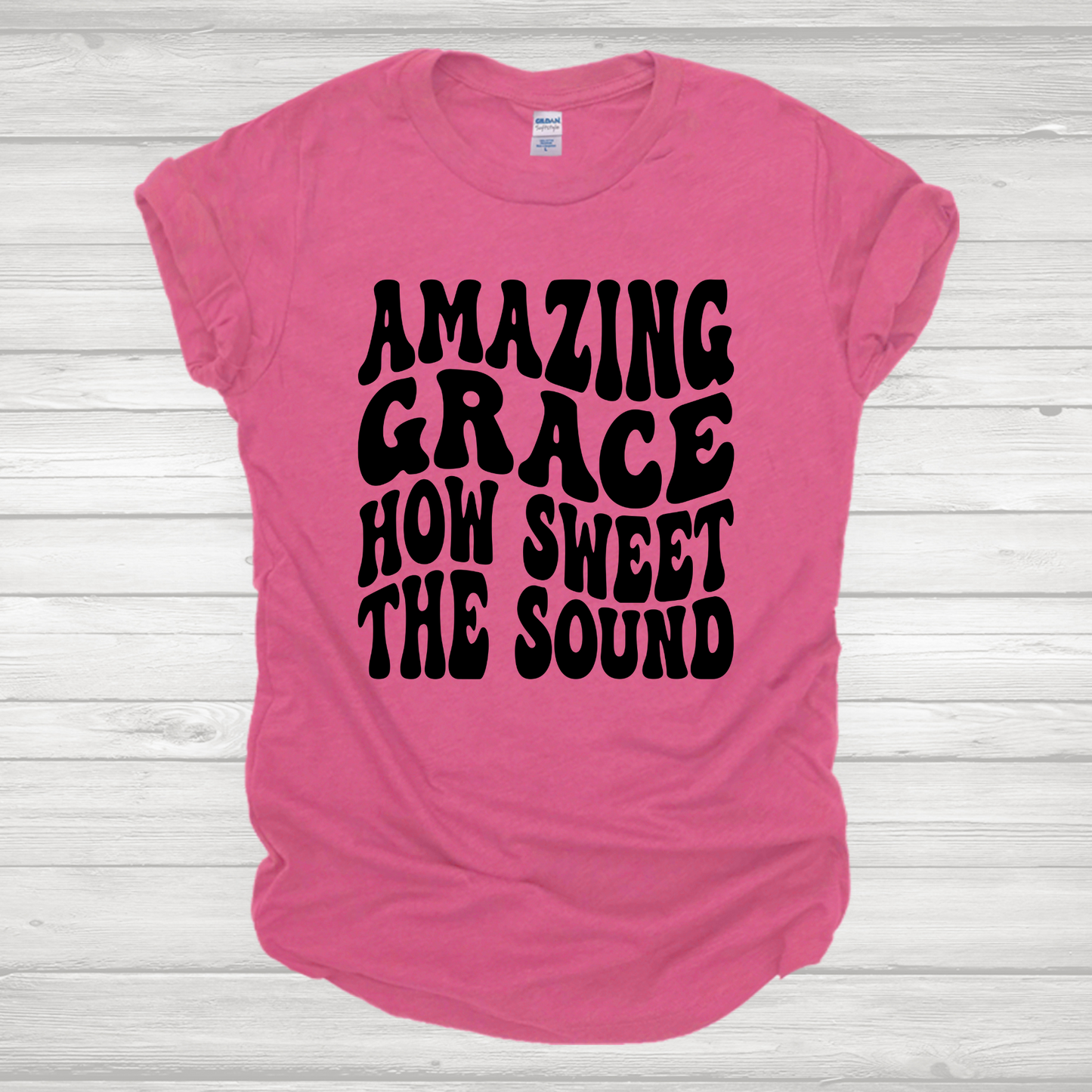 Amazing Grace Wavy Transfer