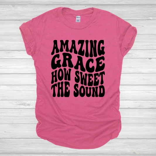 Amazing Grace Wavy Transfer