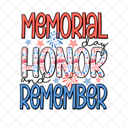 Memorial Day Transfer