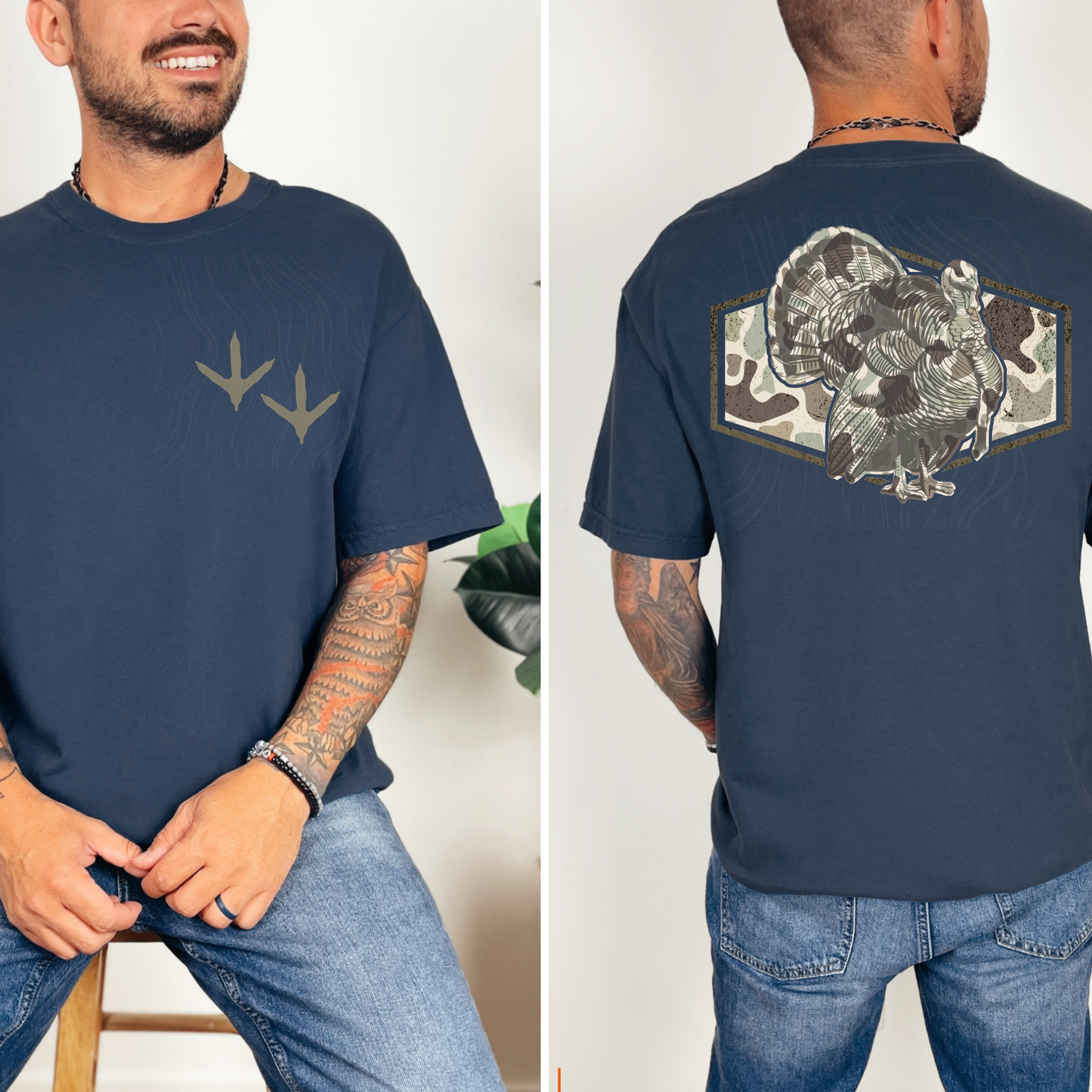 Turkey Camo Frame Transfer *TWO PART**SOLD SEPARATELY**