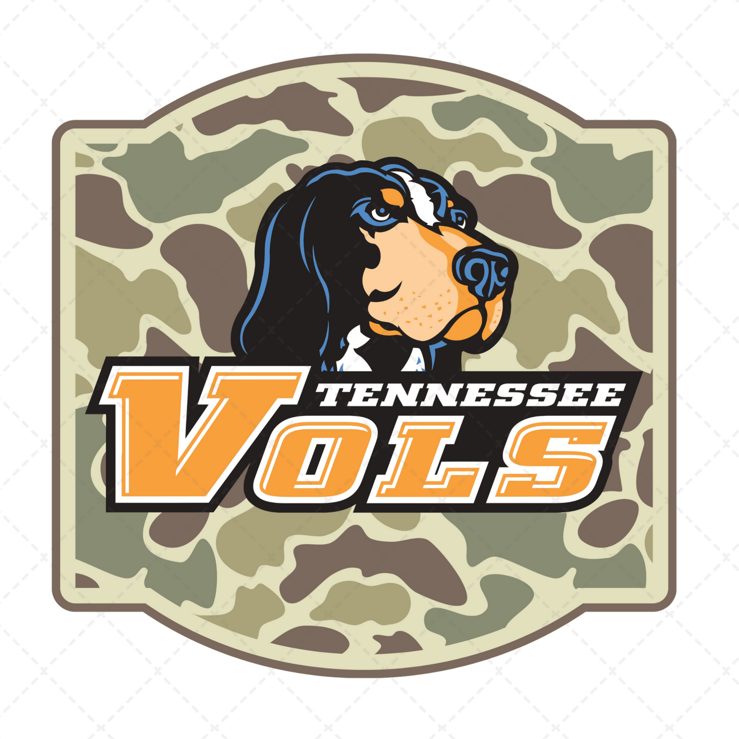 TN .V Camo Vols Transfer ** TWO PART* SOLD SEPARATELY**