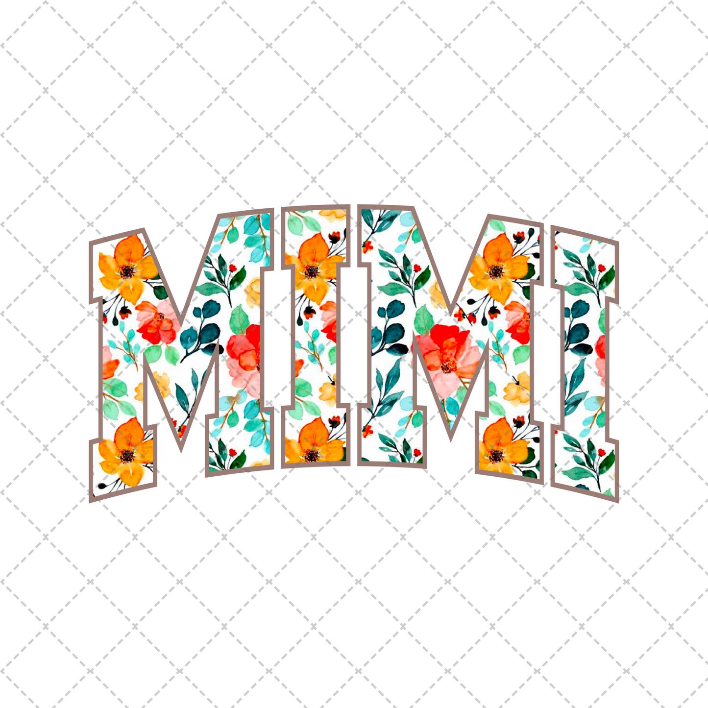 Floral Mimi Transfer