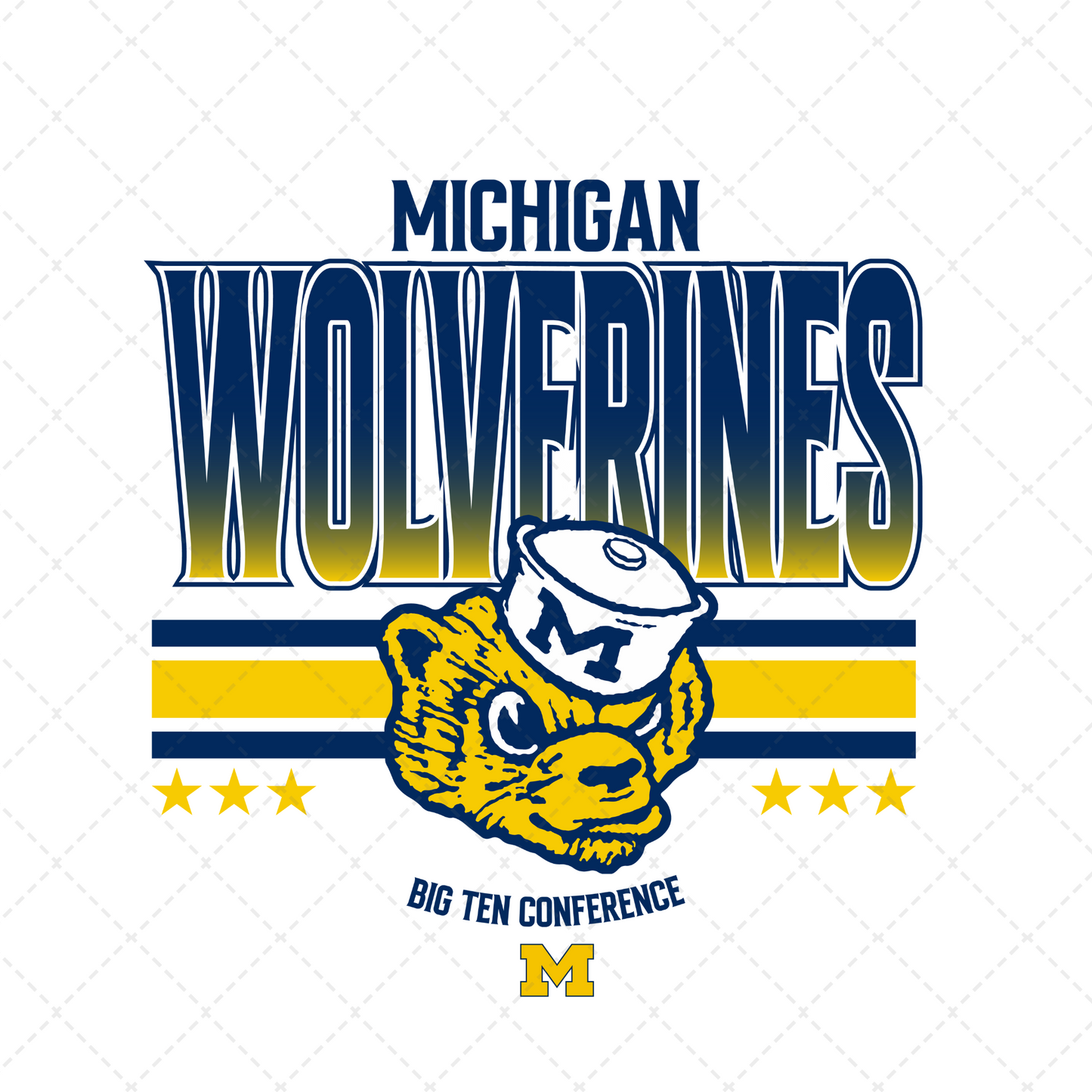 Wolverines Transfer **TWO PART* SOLD SEPARATELY**