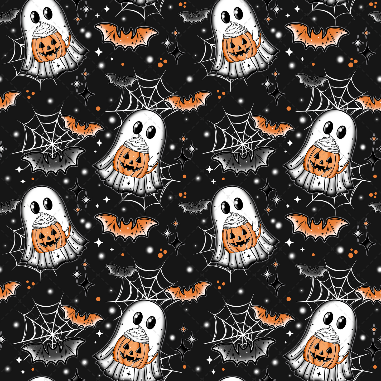 Waiting For Halloween Seamless Tumbler Wrap - Sublimation Transfer