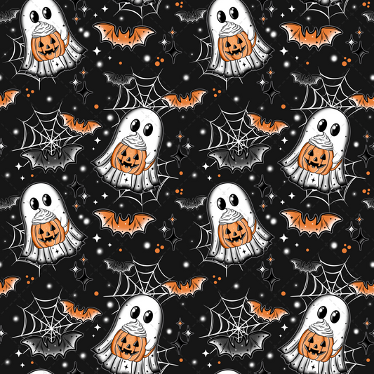 Waiting For Halloween Seamless Tumbler Wrap - Sublimation Transfer