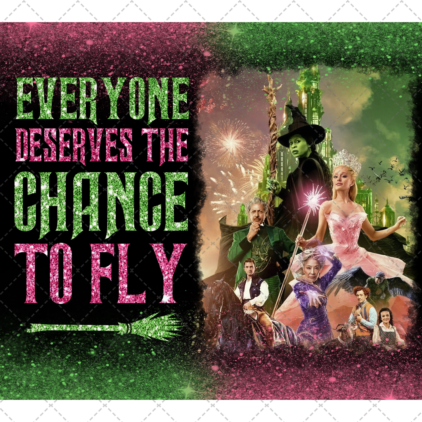 Everyone Deserves The Chance To Fly Tumbler Wrap - Sublimation Transfer