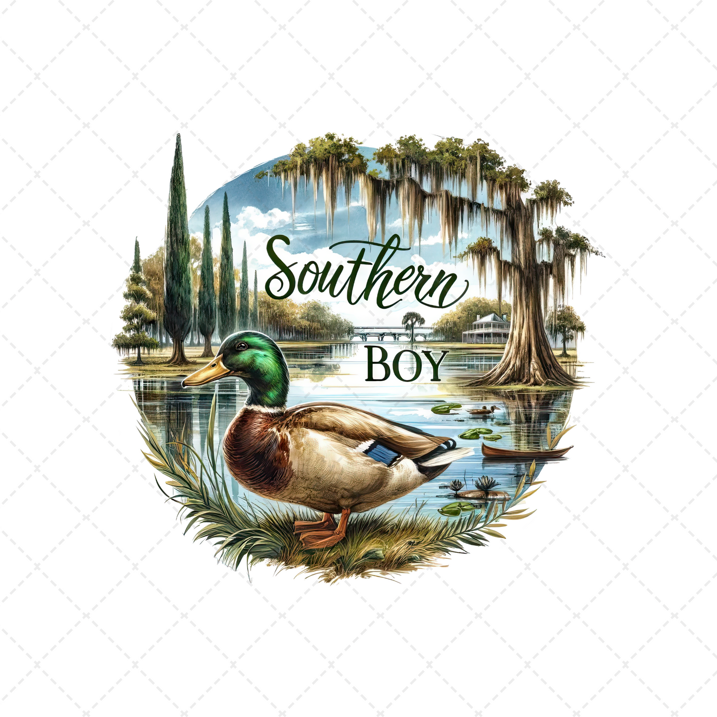 Southern Boy Duck Transfer