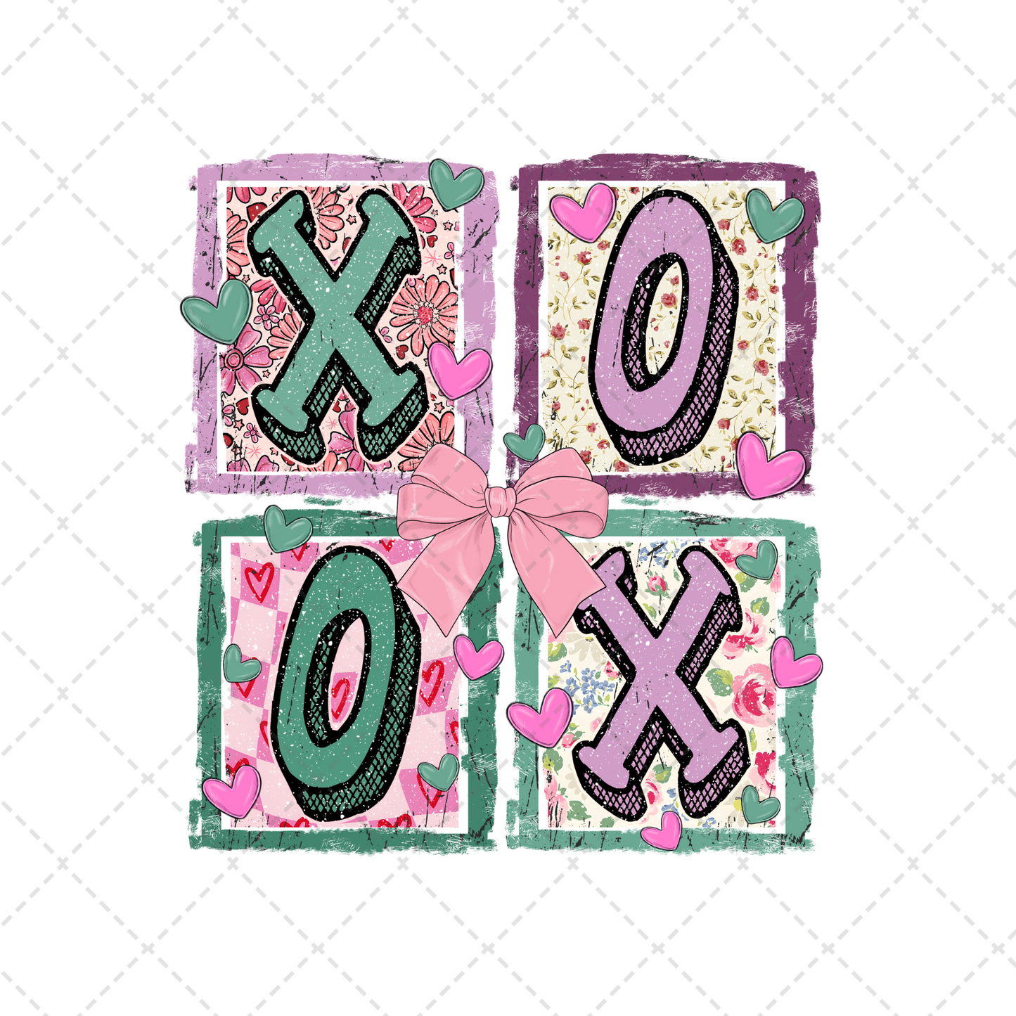 Xoxo Squares Transfer