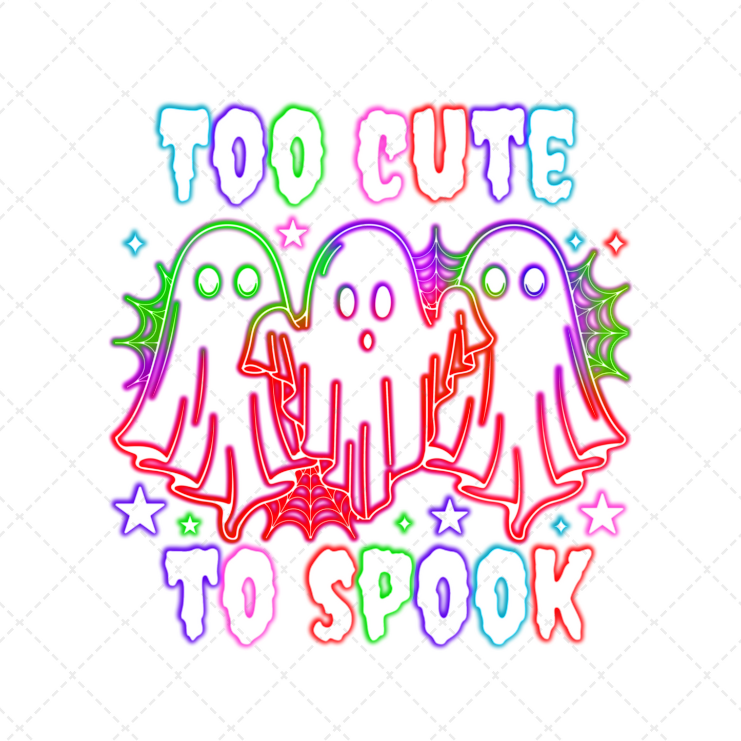 Neon Too Cute To Spook Transfer