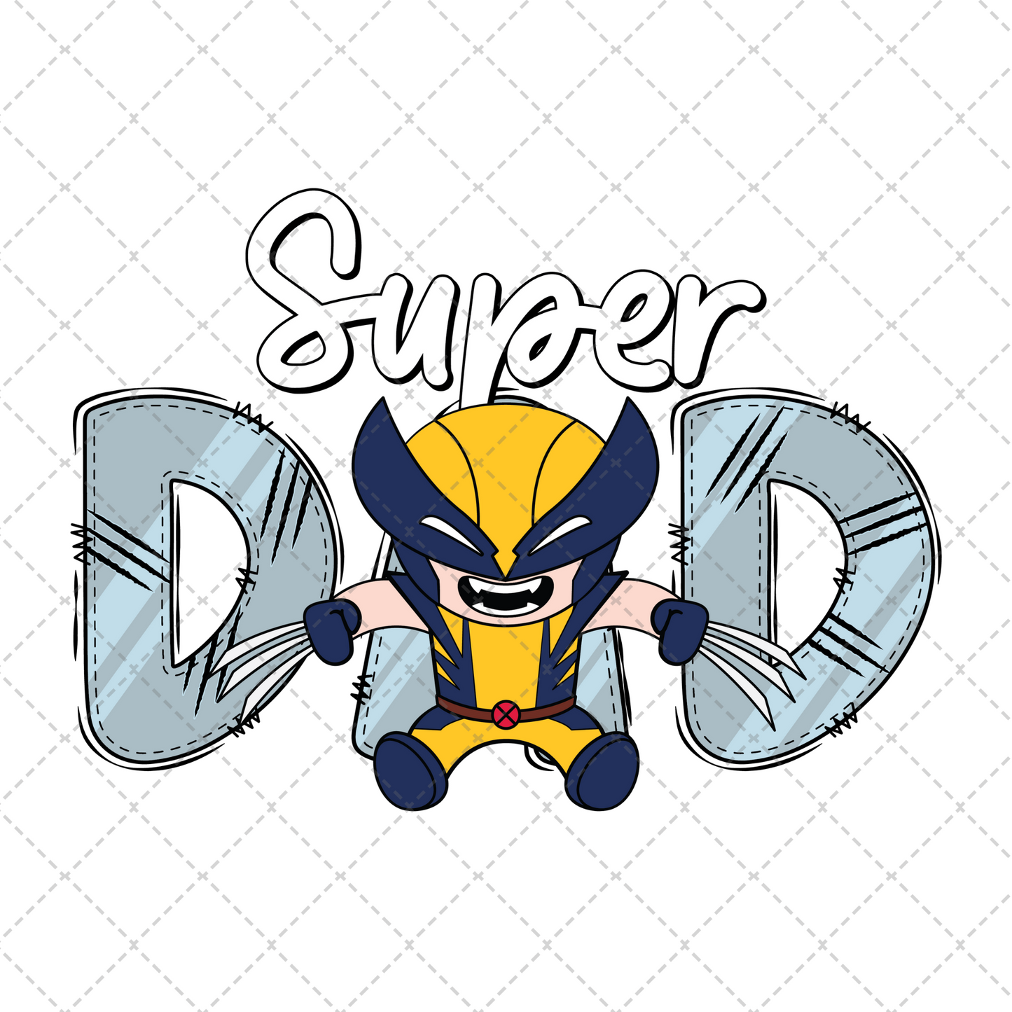 Claw Super Dad Transfer