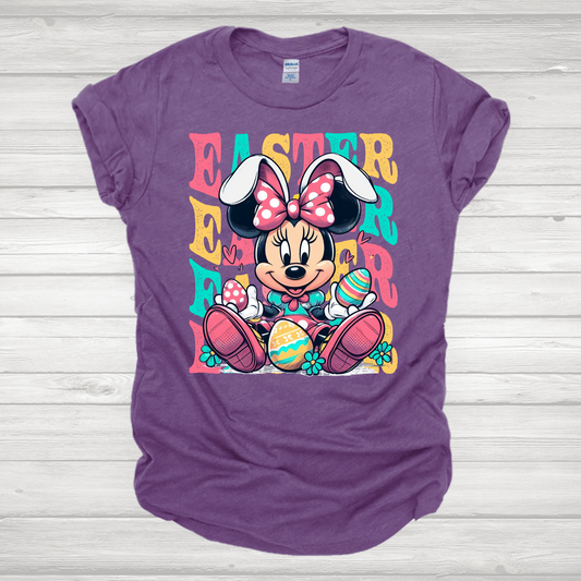 Girl Mouse Bunny Transfer