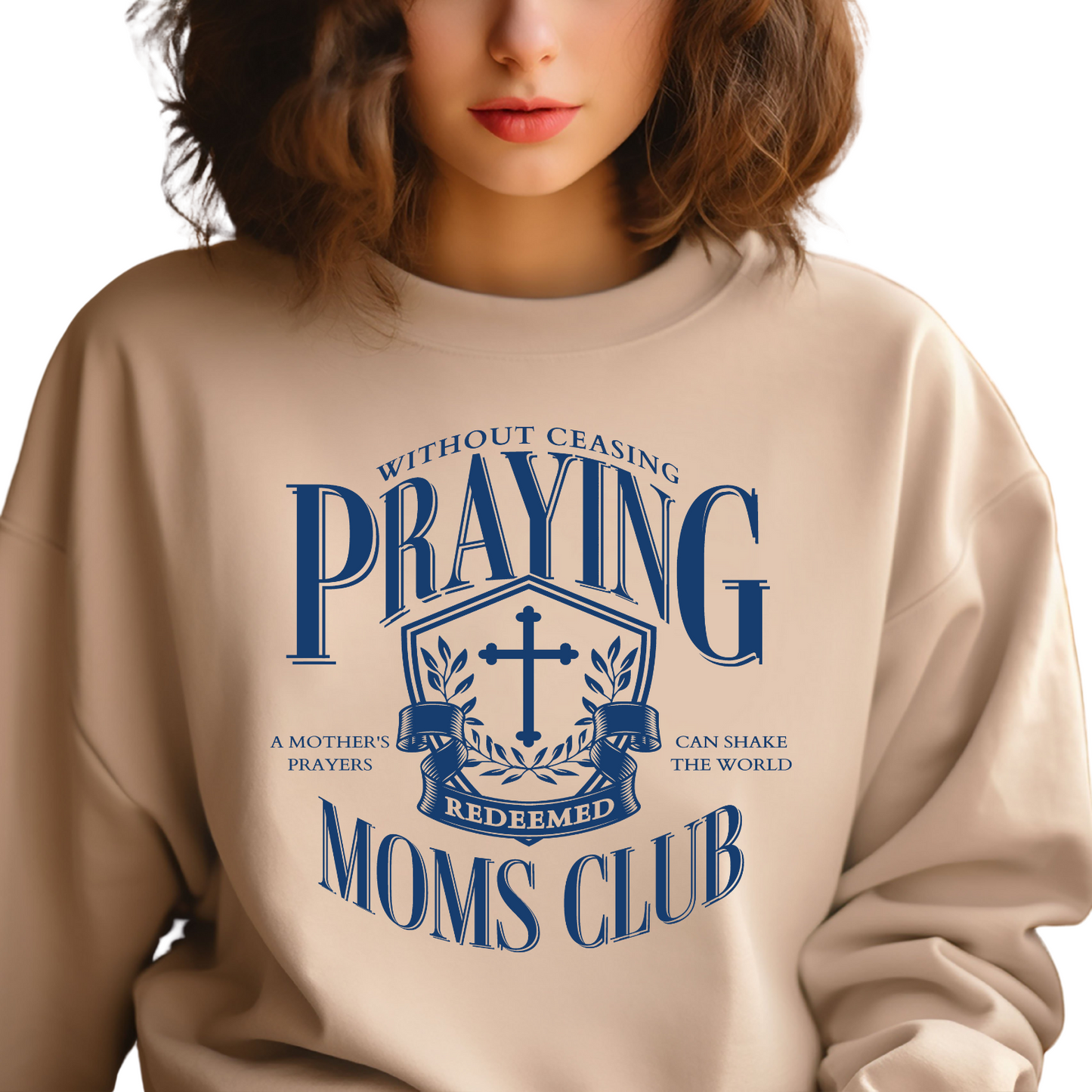 Praying Moms Club - SINGLE COLOR- Screen Print Transfer