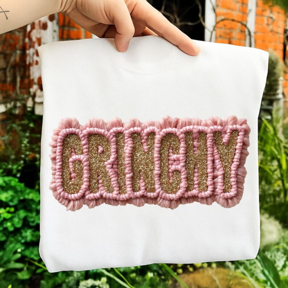 RETRO YARN CROCHET GMAN TRANSFER