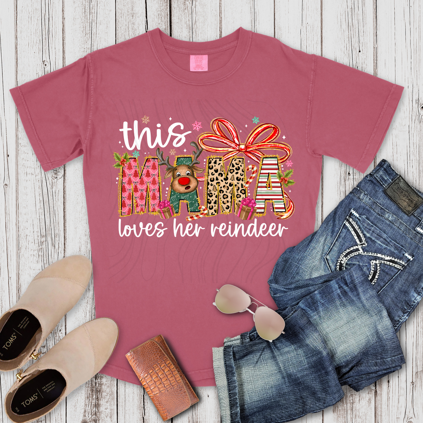 This Mama Loves Her Reindeer Transfer