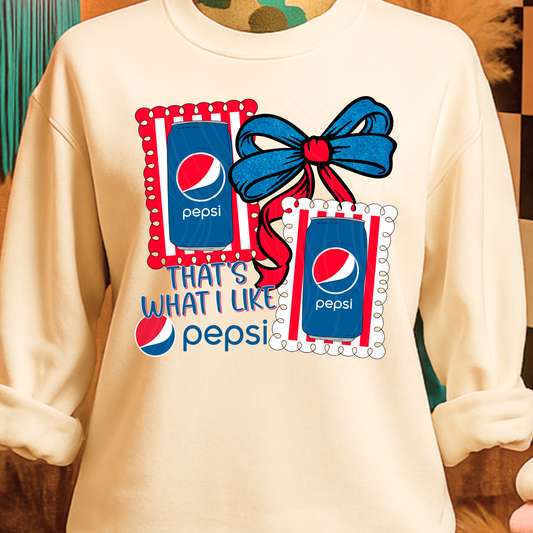 Crisp Blue Coquette Transfer