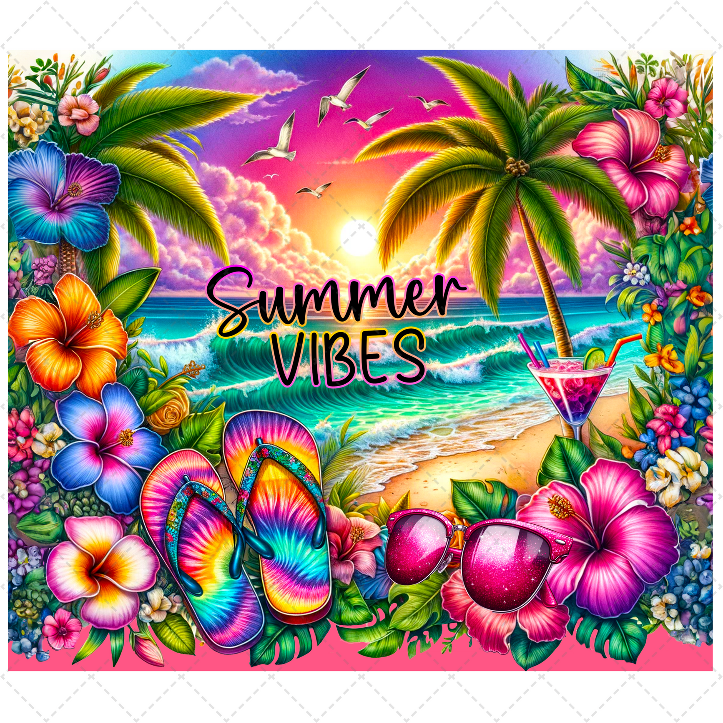 Summer Vibes - Sublimation Transfer