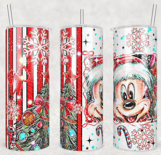 CHRISTMAS BOY MOUSE SEAMLESS TRANSFER