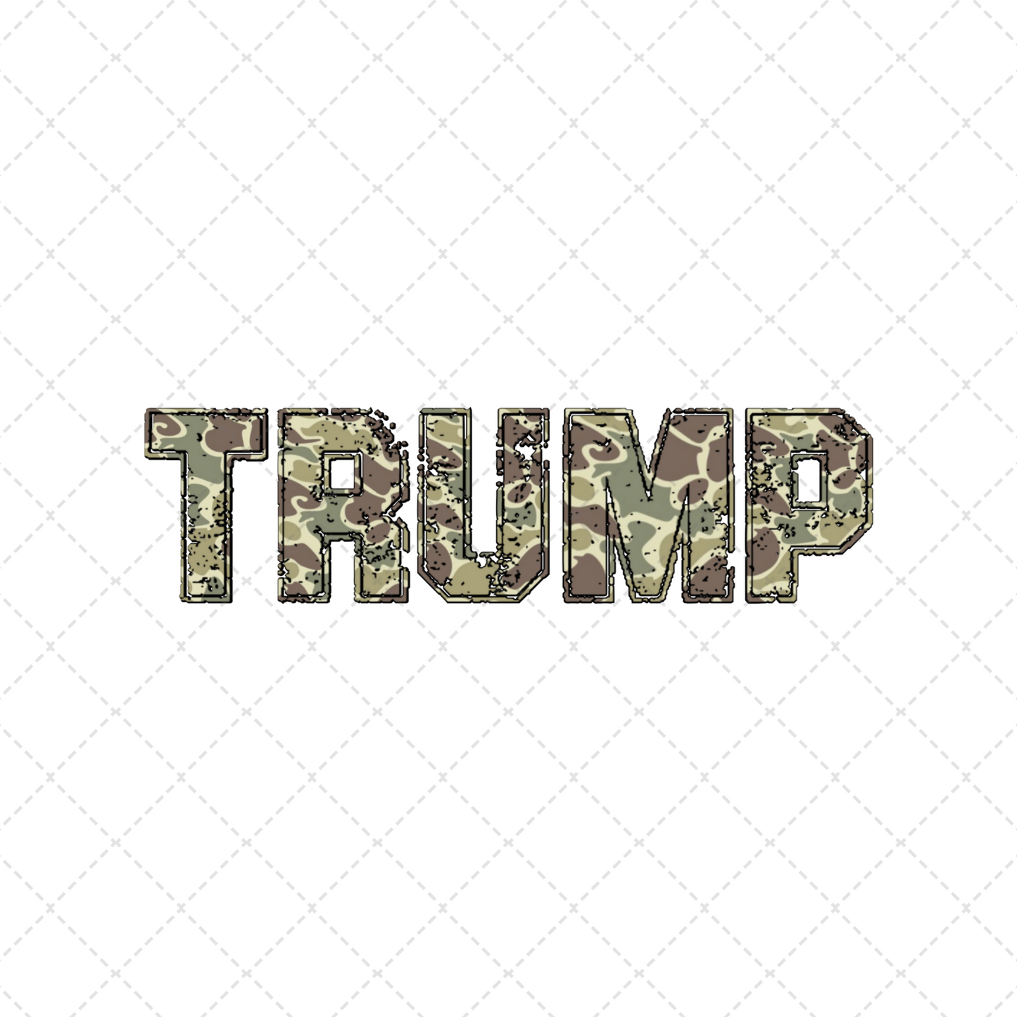 Camo Trump 47 Transfer ** TWO PART* SOLD SEPARATELY**