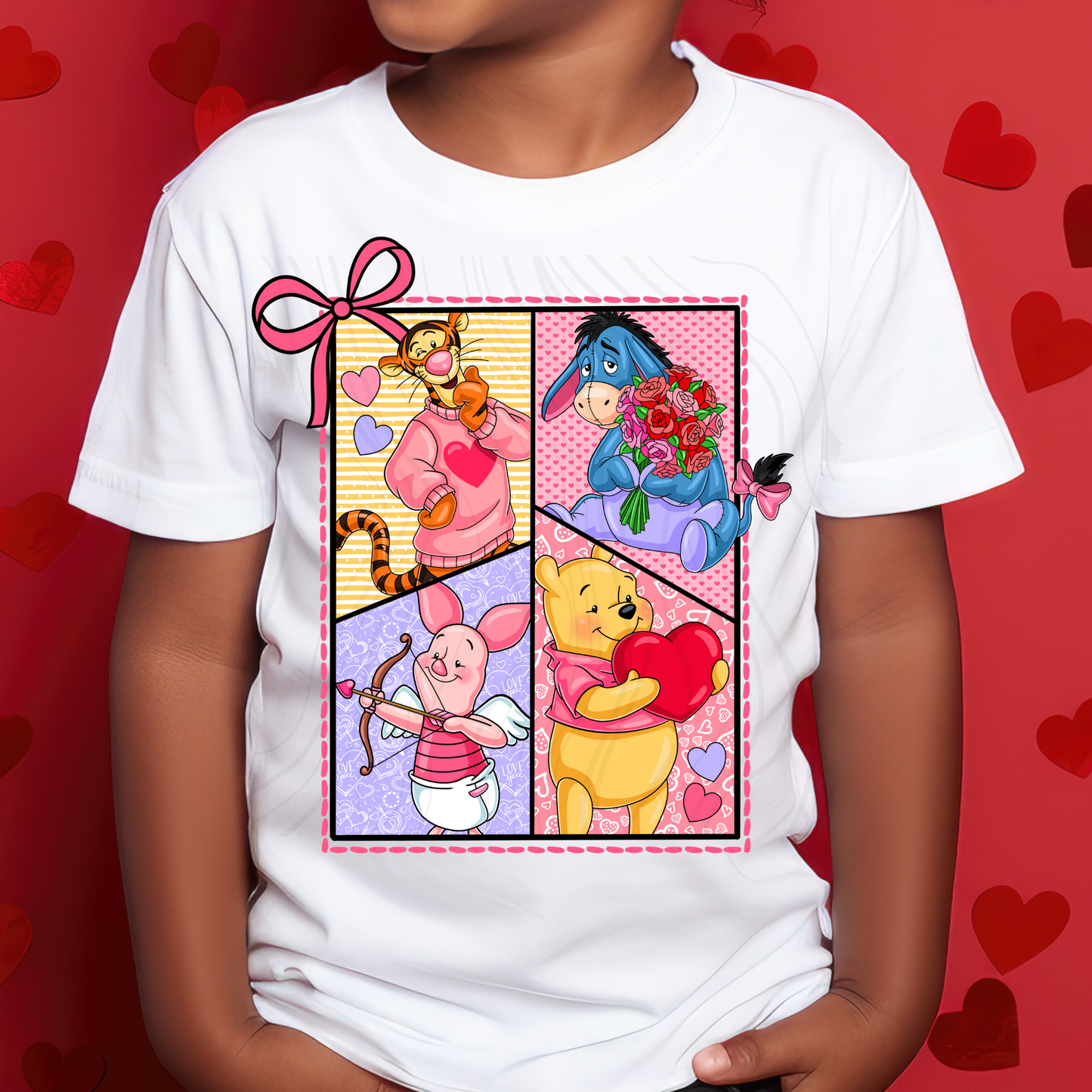 P Bear Valentines Transfer