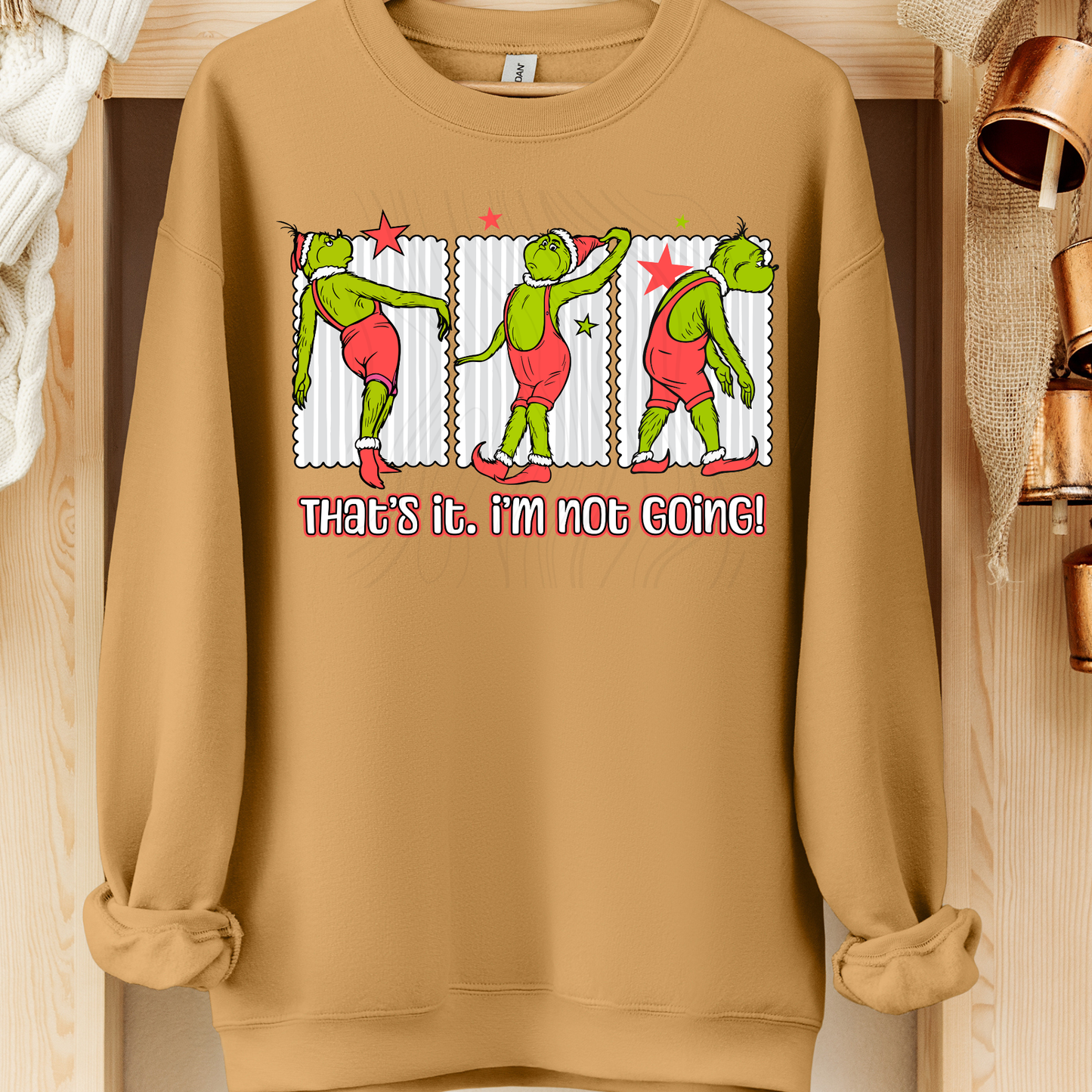 Im Not Going Red GMan Transfer** SOLD SEPARATELY**