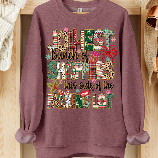 Jolliest Bunch Of Shoppers This Side Of The Parking Lot Transfer**SOLD SEPARATLEY**