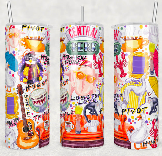 Central Perks Wrap Tumbler Transfer