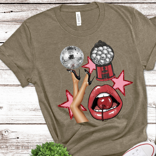 Disco Gumball Transfer