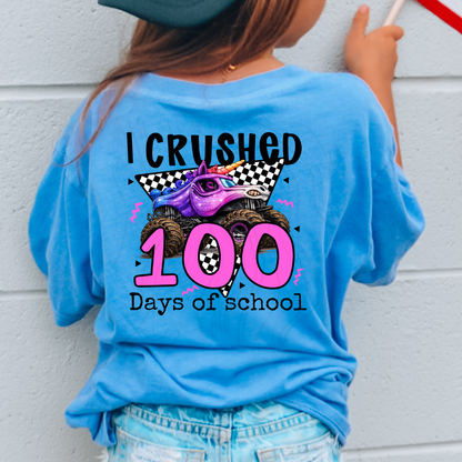 Monster Truck 100 Days Of School Transfer