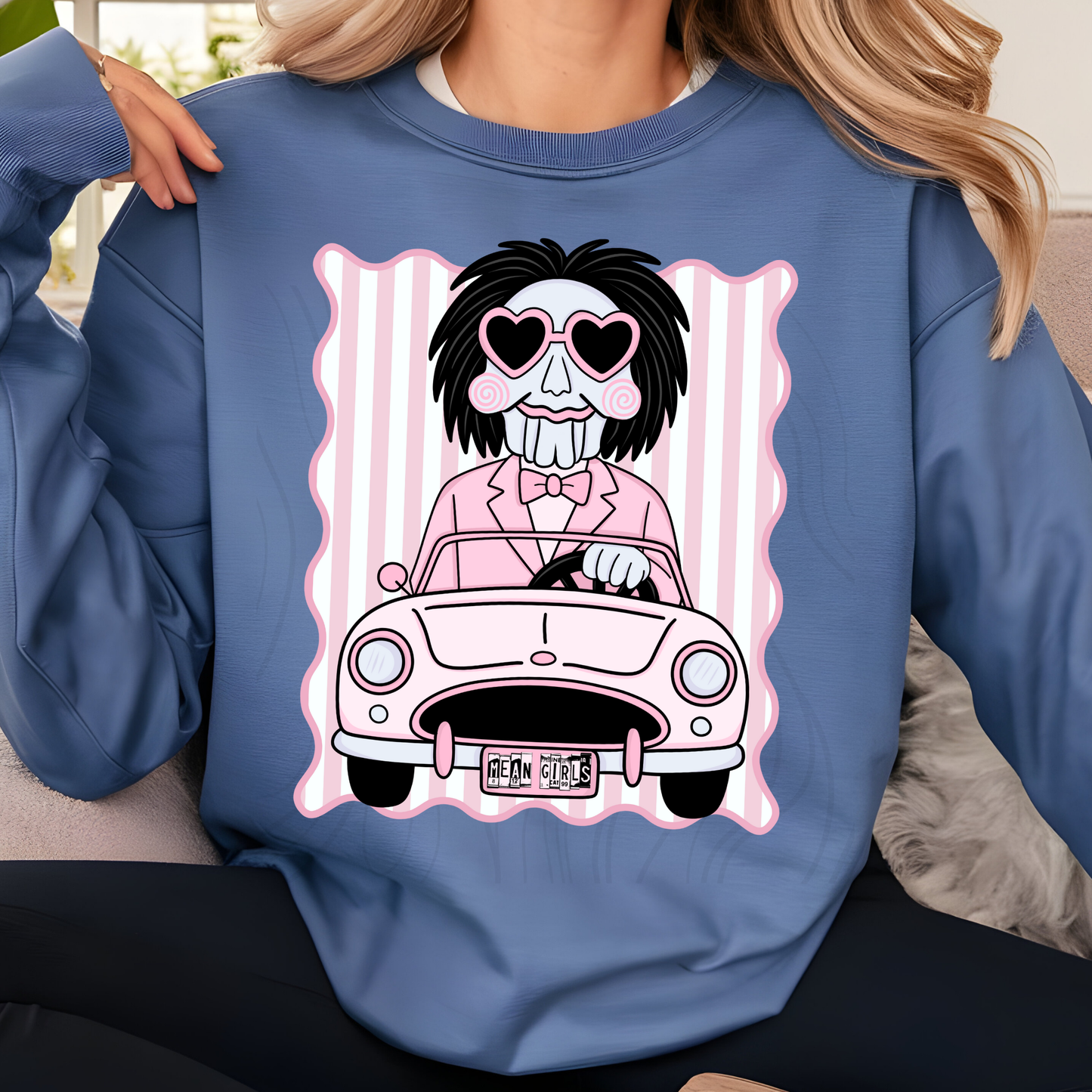 Pink Jigsaw Transfer**SOLD SEPARATELY**