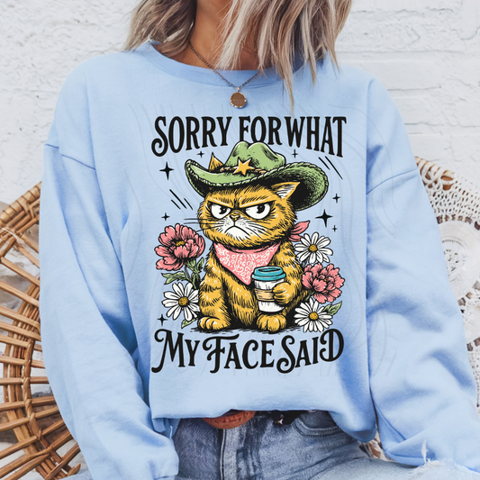 Sorry For What My Face Said Transfer