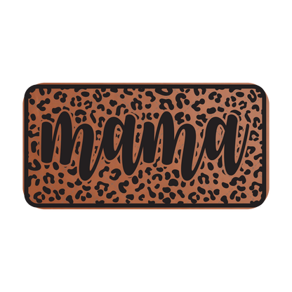 Leopard Mama Leather Patch