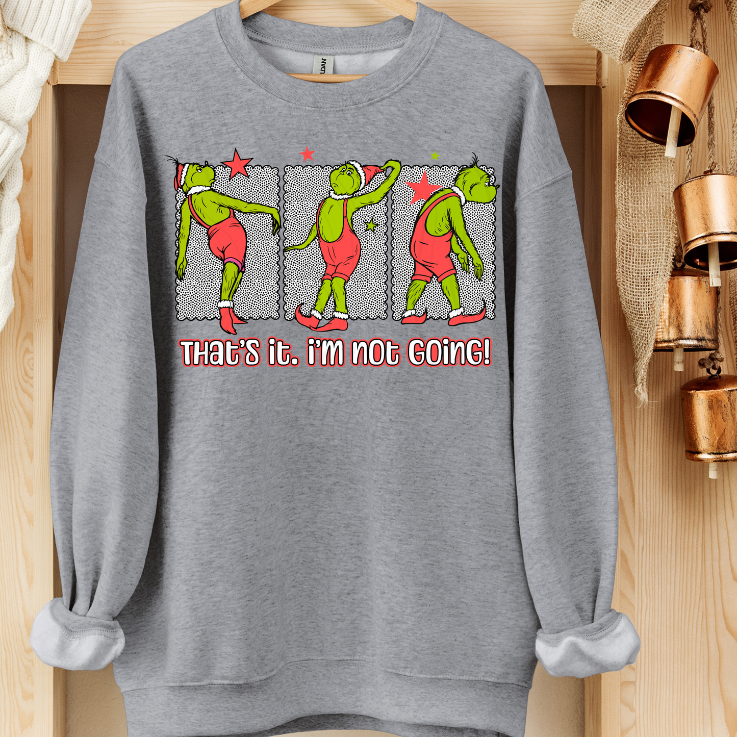 Im Not Going Red GMan Transfer** SOLD SEPARATELY**