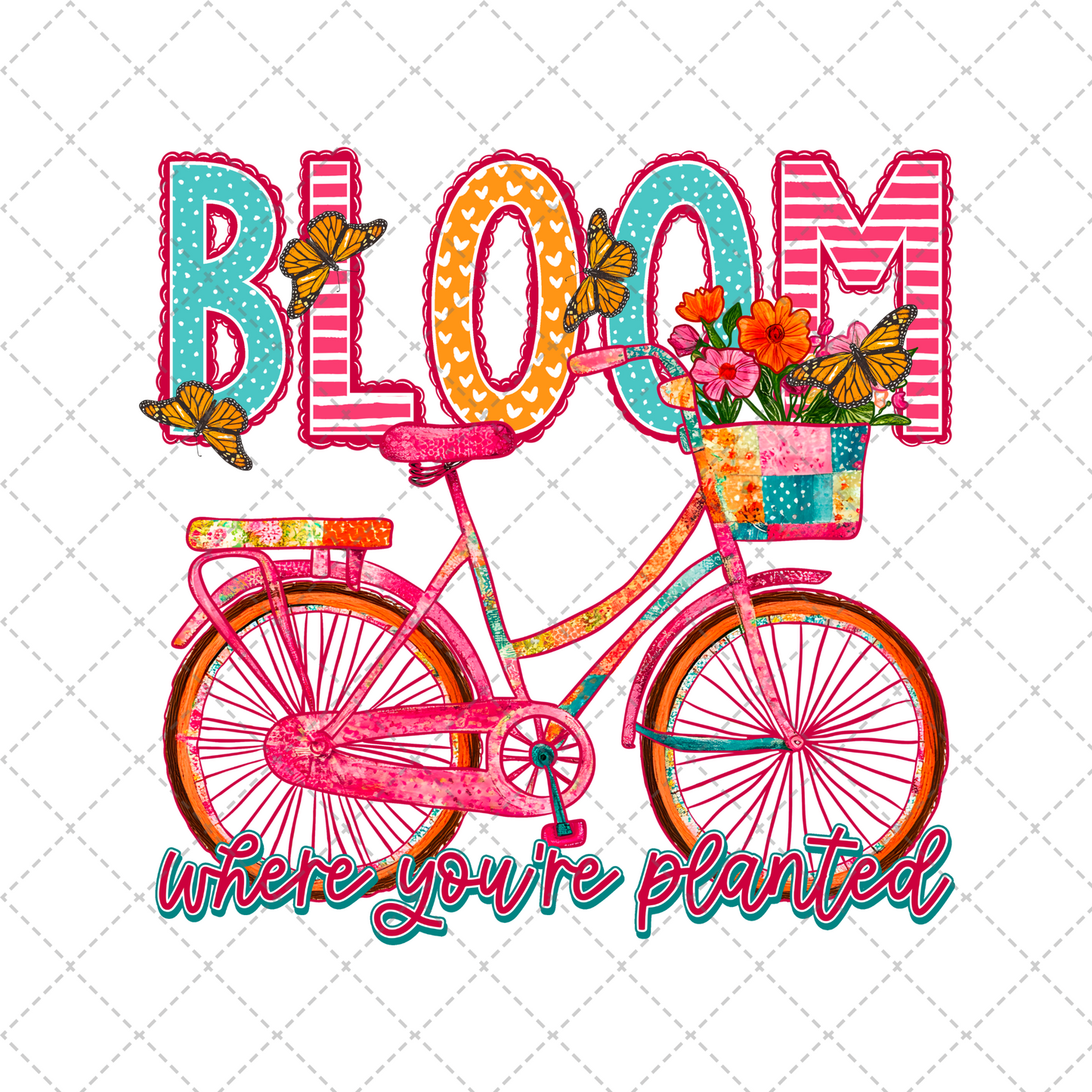 Bloom Where You Are Planted Transfer