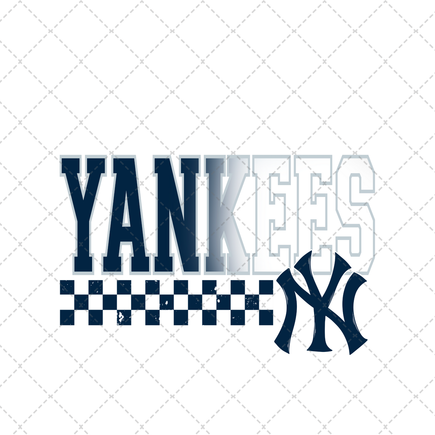 Let's Go Yankees Transfer ** TWO PART* SOLD SEPARATELY**