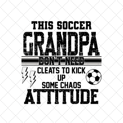 This Soccer Grandpa Transfer ** TWO PART* SOLD SEPARATELY**